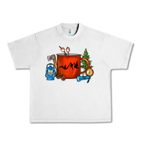 Lunar Rock Camper Coffee Cup Urban Heavy Tee - FaDigitalArtStudio