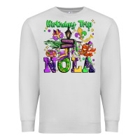 Dove Grey birthday trip nola Premium Sweatshirt - JahusDesignShop