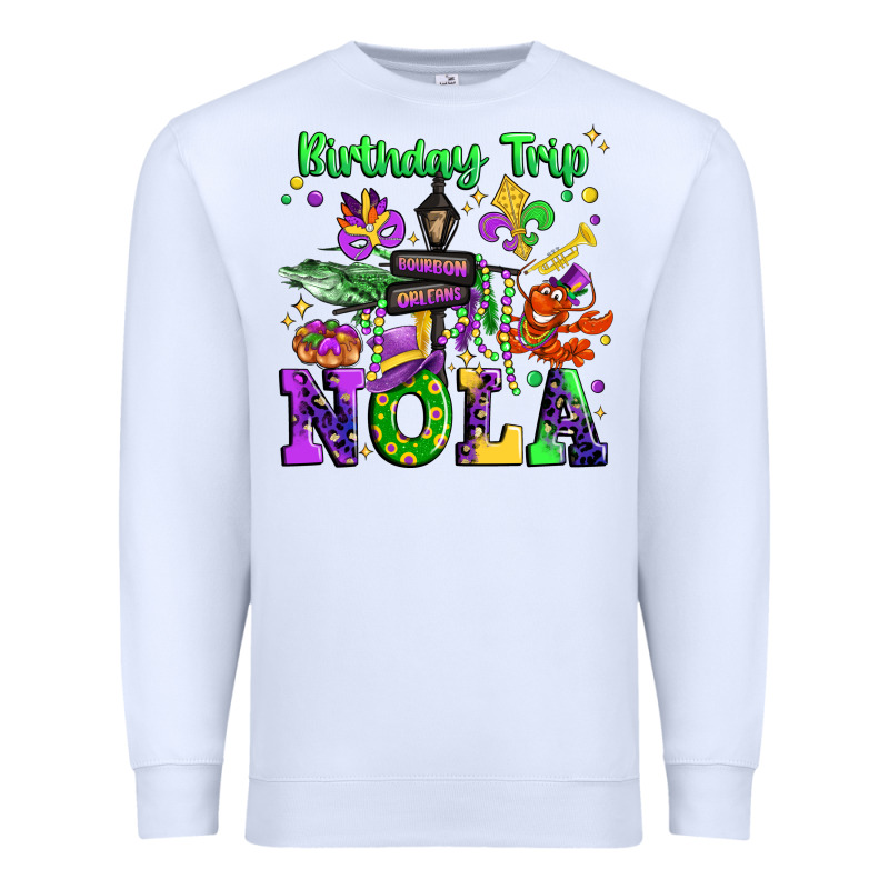 Birthday Trip Nola Premium Sweatshirt by JahusDesignShop | Teevron