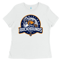 White The midland.rock.hounds sport Ladies Tee - InspiraDesign