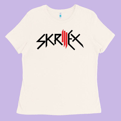 White Skrillex Ladies Tee Designed By Inspiradesign