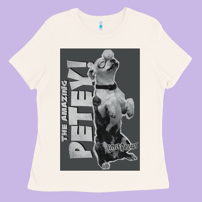 Little Rascals, Amazing Petey Ladies Tee Designed By Inspiradesign