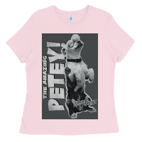 Bubblegum Pink little rascals, amazing petey Ladies Tee - InspiraDesign