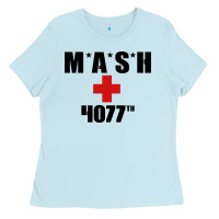 Baby Blue mash 4077th Ladies Tee - InspiraDesign