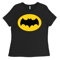 Black adam west bat Ladies Tee - InspiraDesign