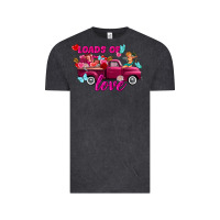 Vintage Black Loads of love Valentine's day truck Vintage Tee - FaDigitalArtStudio