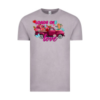 Vintage Zinc Loads of love Valentine's day truck Vintage Tee - FaDigitalArtStudio