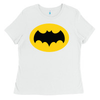 White adam west bat Ladies Tee - InspiraDesign