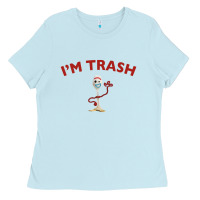 Baby Blue i'm trash forky Ladies Tee - InspiraDesign