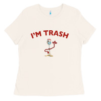 Bone i'm trash forky Ladies Tee - InspiraDesign