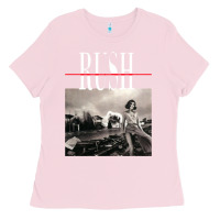 Bubblegum Pink rush permanent waves Ladies Tee - InspiraDesign
