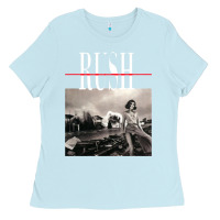 Baby Blue rush permanent waves Ladies Tee - InspiraDesign