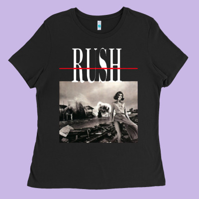 Rush Permanent Waves Ladies Tee Designed By Inspiradesign
