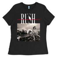 Black rush permanent waves Ladies Tee - InspiraDesign