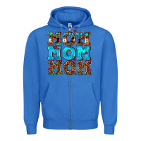 True Royal mom mom mom Zipper Hoodie - AdoDesignShop