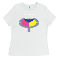 White Yes 90125 T Essent Ladies Tee - InspiraDesign