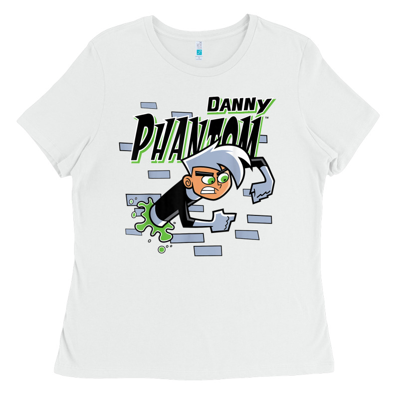 Danny Phantom Coming Through Brick Wall Ladies Tee by InspiraDesign | Teevron