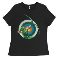 Green Arrow Dc, Green Arrow Dc Vintage, Green Arrow Dc Art, Green Arro Ladies Tee | Teevron