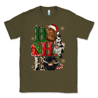 Army Green ho ho ho heifer cow gnomies Classic Tee - CowGirlArtShop