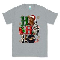 Heather Grey ho ho ho heifer cow gnomies Classic Tee - CowGirlArtShop