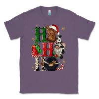 Lavender ho ho ho heifer cow gnomies Classic Tee - CowGirlArtShop