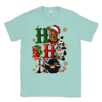 Seafoam ho ho ho heifer cow gnomies Classic Tee - CowGirlArtShop