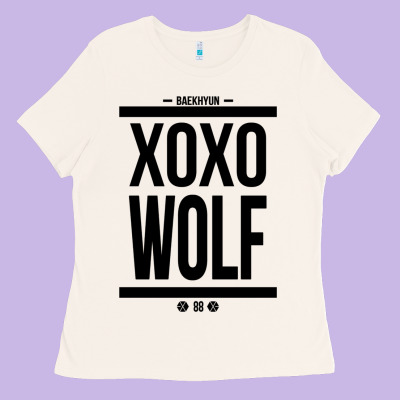 Exo Wolf  Baekhyun 88  Kpop Text Style Ladies Tee Designed By Artchic