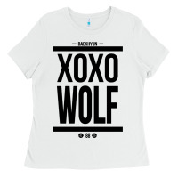 White EXO WOLF  BaekHyun 88  KPOP Text Style Ladies Tee - ArtChic