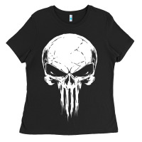 Black the punisher Ladies Tee - ArtChic