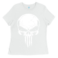 White the punisher Ladies Tee - ArtChic
