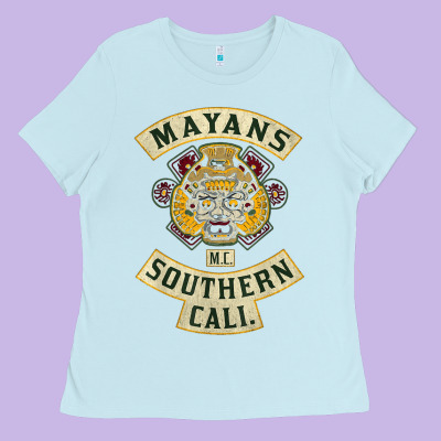 Mayans Mc Classic Ladies Tee Designed By Artchic