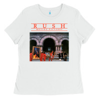 White Moving Pictures - Rush Ladies Tee - ArtChic