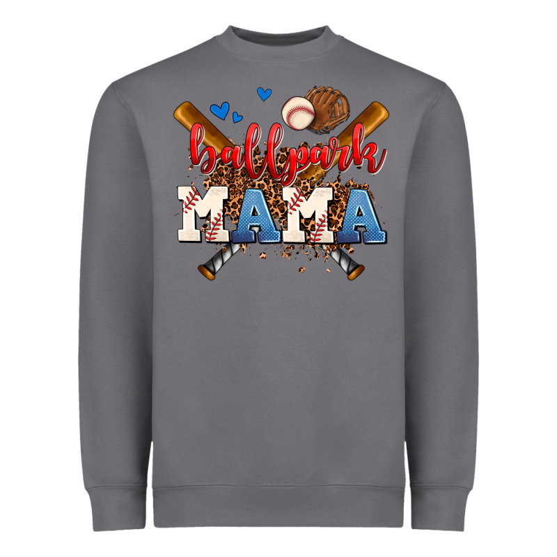Ballpark Mama Heavyweight Sweatshirt by AdoDesignShop | Teevron