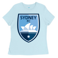 Baby Blue Sydney FC Ladies Tee - ArtChic