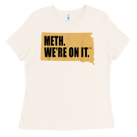 Bone mens meth we're on it south dakota anti drugs campaign vintage t shirt Ladies Tee - ArtChic