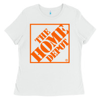 White HOMEDEPOT Ladies Tee - ArtChic