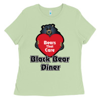 Matcha resto, black bear diner Ladies Tee - ArtChic