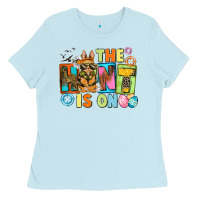 Baby Blue The hunt is on Easter Day Ladies Tee - CowGirlArtShop