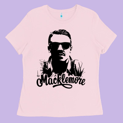 Macklemore Portrait Ladies Tee Designed By Artchic