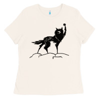 Bone fantastic mr fox wolf Ladies Tee - ArtChic