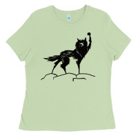 Matcha fantastic mr fox wolf Ladies Tee - ArtChic