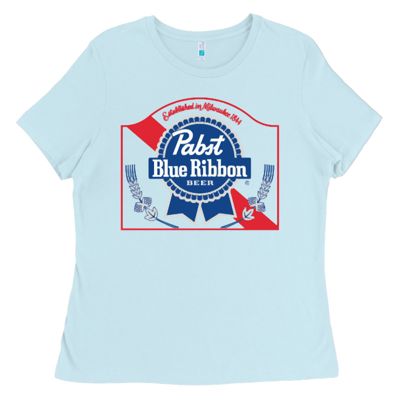 Pabst Blue Ribbon 1 Ladies Tee by ArtChic | Teevron