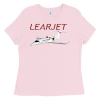 Bubblegum Pink learjet airplane flying pilot long sleeve t shirt Ladies Tee - ArtChic