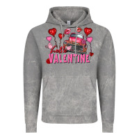 Cloud Rock hello valentine valentine's day truck Vintage Hoodie - FaDigitalArtStudio