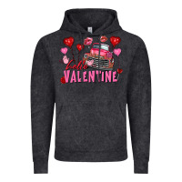 Vintage Black hello valentine valentine's day truck Vintage Hoodie - FaDigitalArtStudio