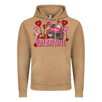 Vintage Camel hello valentine valentine's day truck Vintage Hoodie - FaDigitalArtStudio