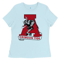 Baby Blue alabama roll tide Ladies Tee - ArtChic