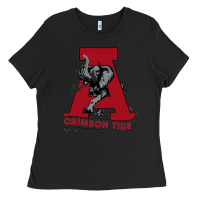 Black alabama roll tide Ladies Tee - ArtChic