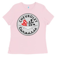 Bubblegum Pink #corvette Ladies Tee - ArtChic