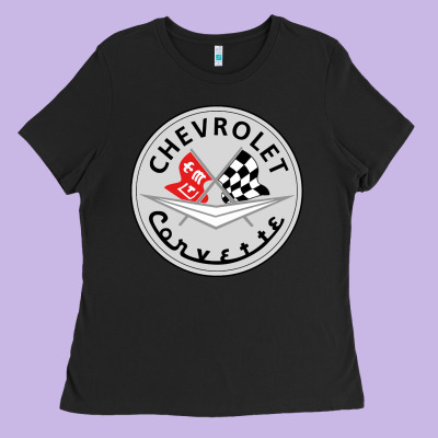 #corvette Ladies Tee Designed By Artchic